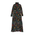 Ava and Lu Garden Floral Turtleneck Dress